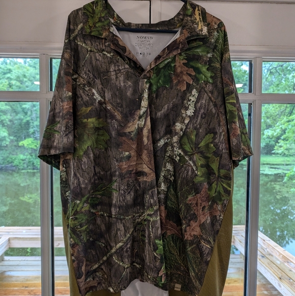 Nomad NWTF Camo Polo XXL Mossy Oak Obsession - Picture 1 of 5